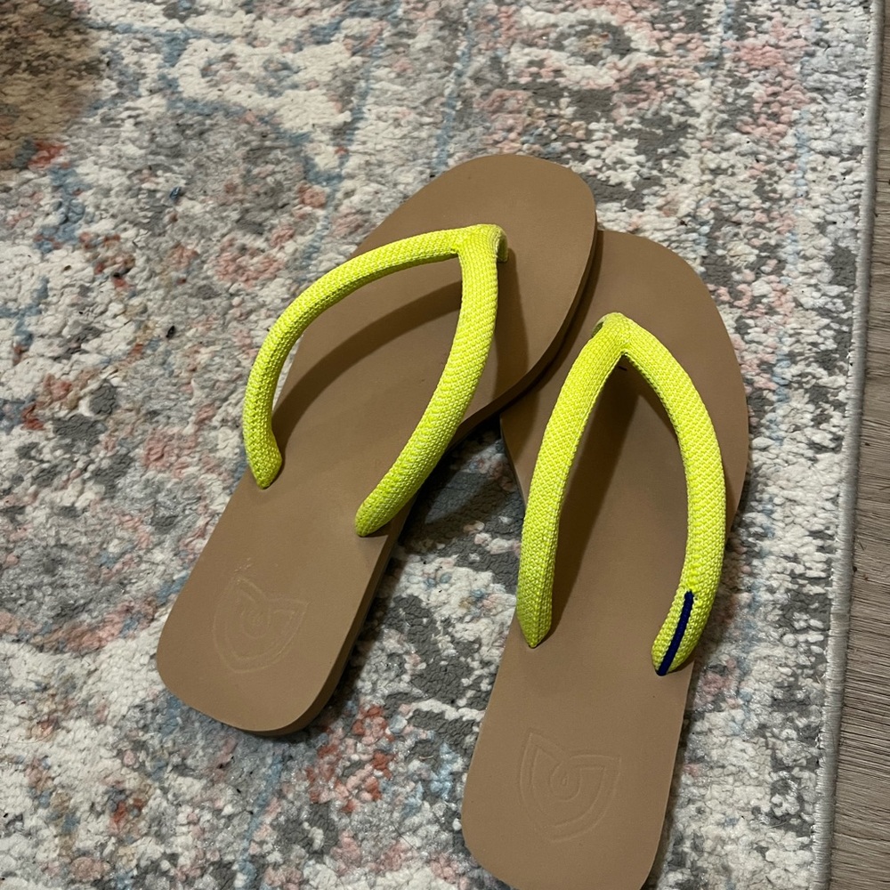 NWOT rothy's flip flops
